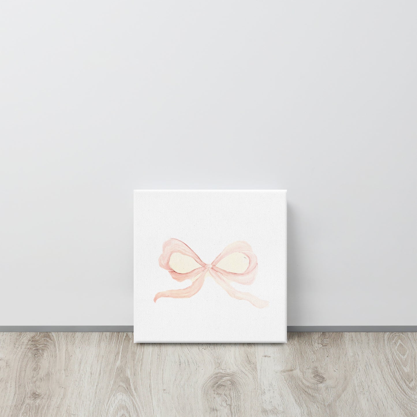 Pink Bow Canvas