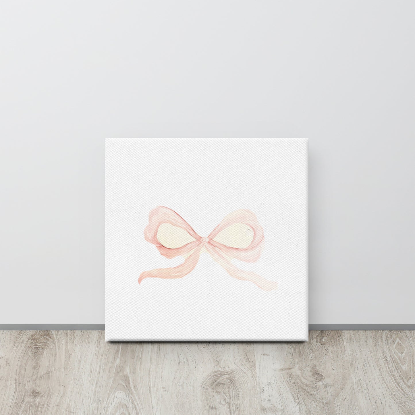 Pink Bow Canvas