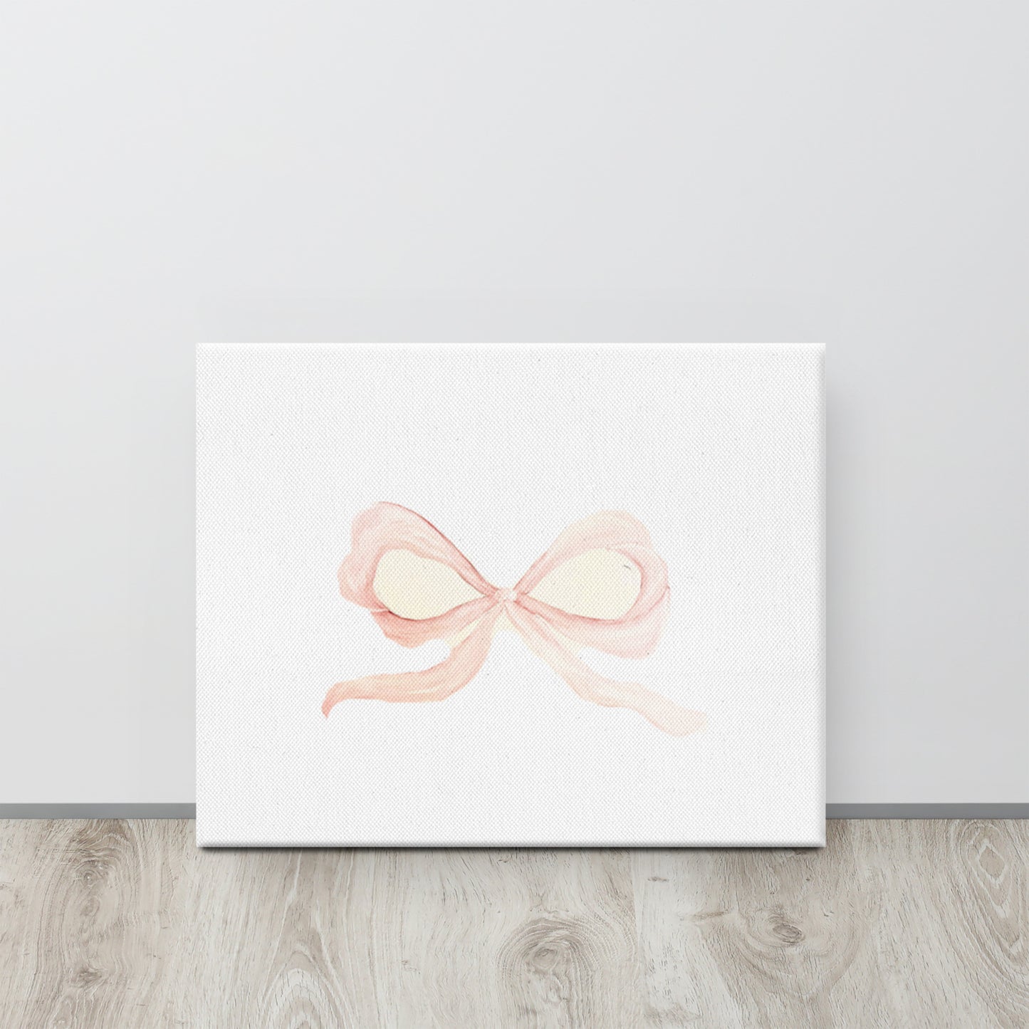 Pink Bow Canvas