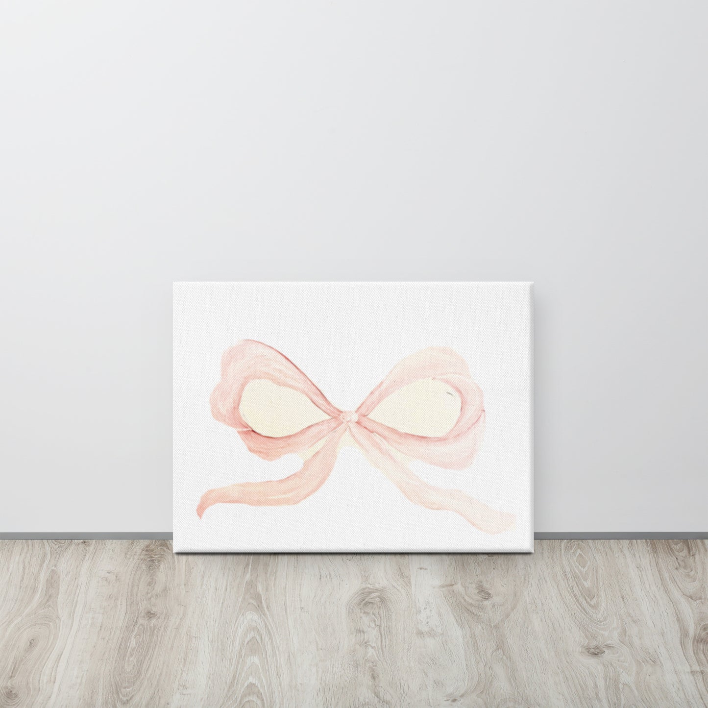 Pink Bow Canvas