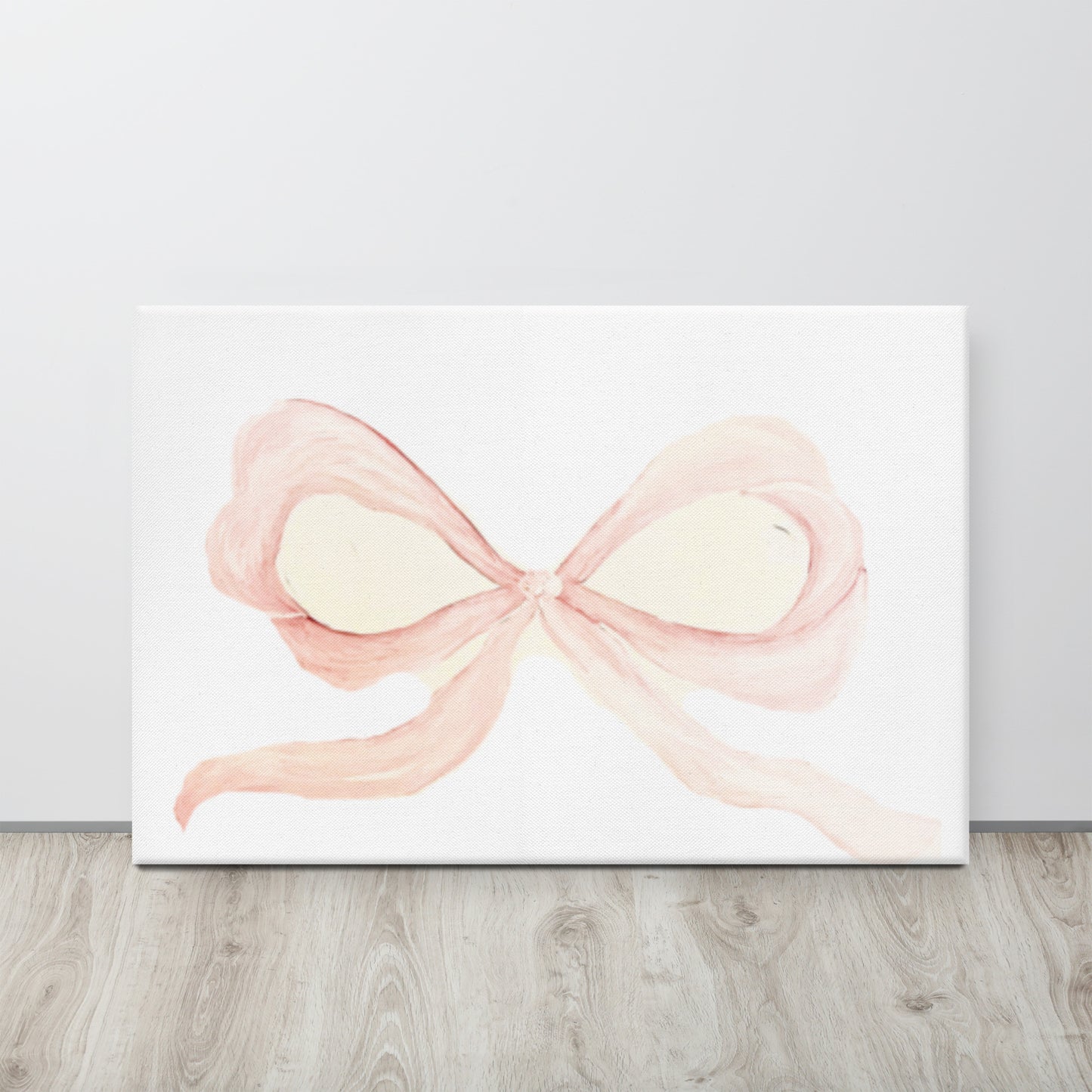 Pink Bow Canvas