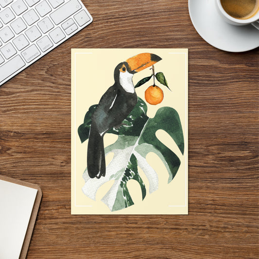 Tropical Orange Greeting card