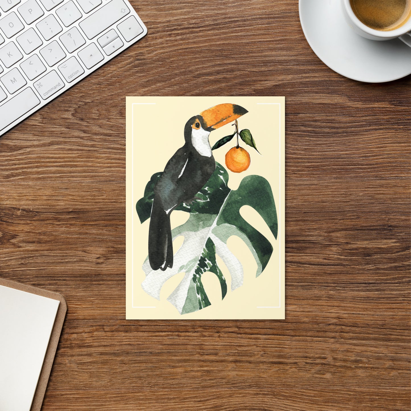 Tropical Orange Greeting card