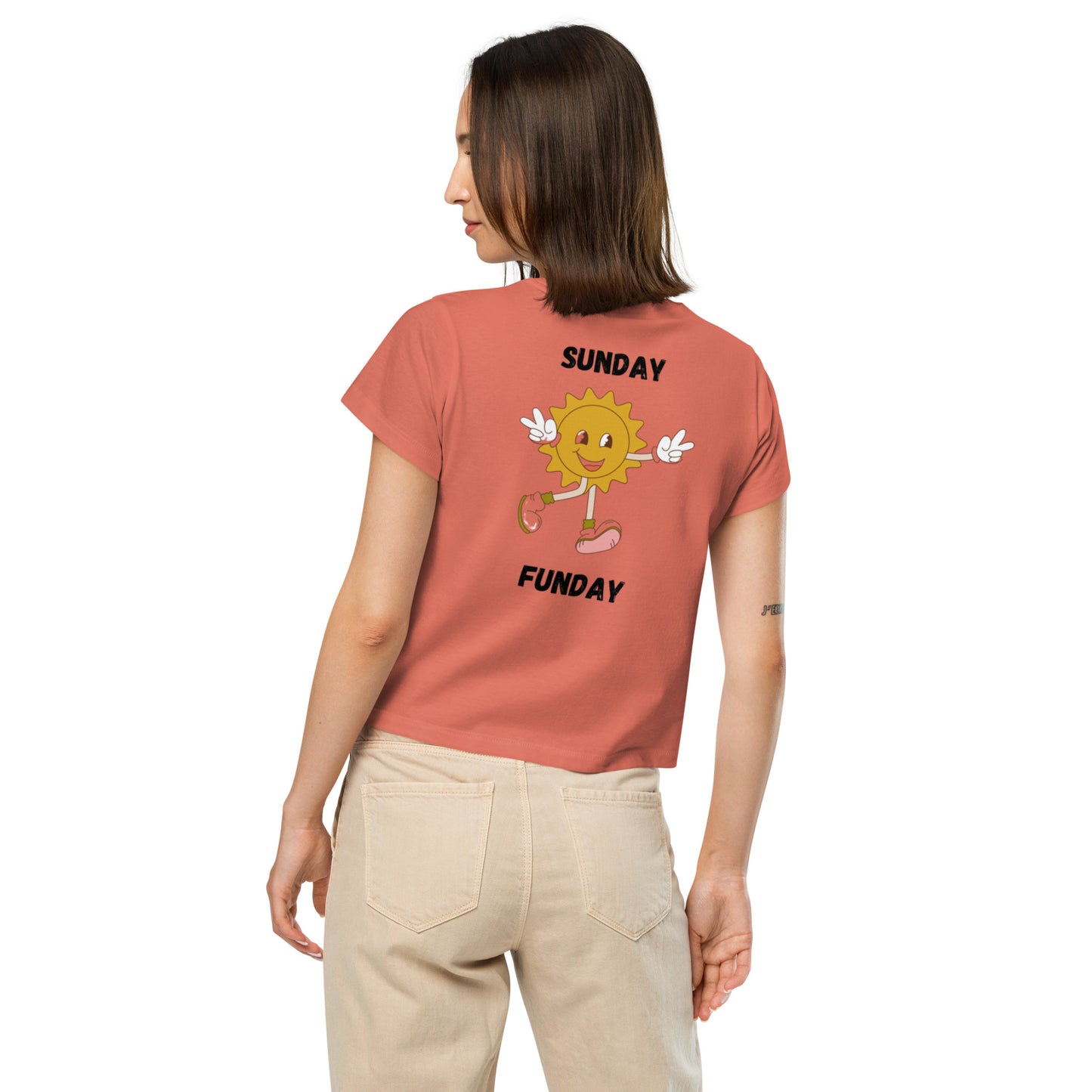 Sunday Funday Women’s high-waisted t-shirt