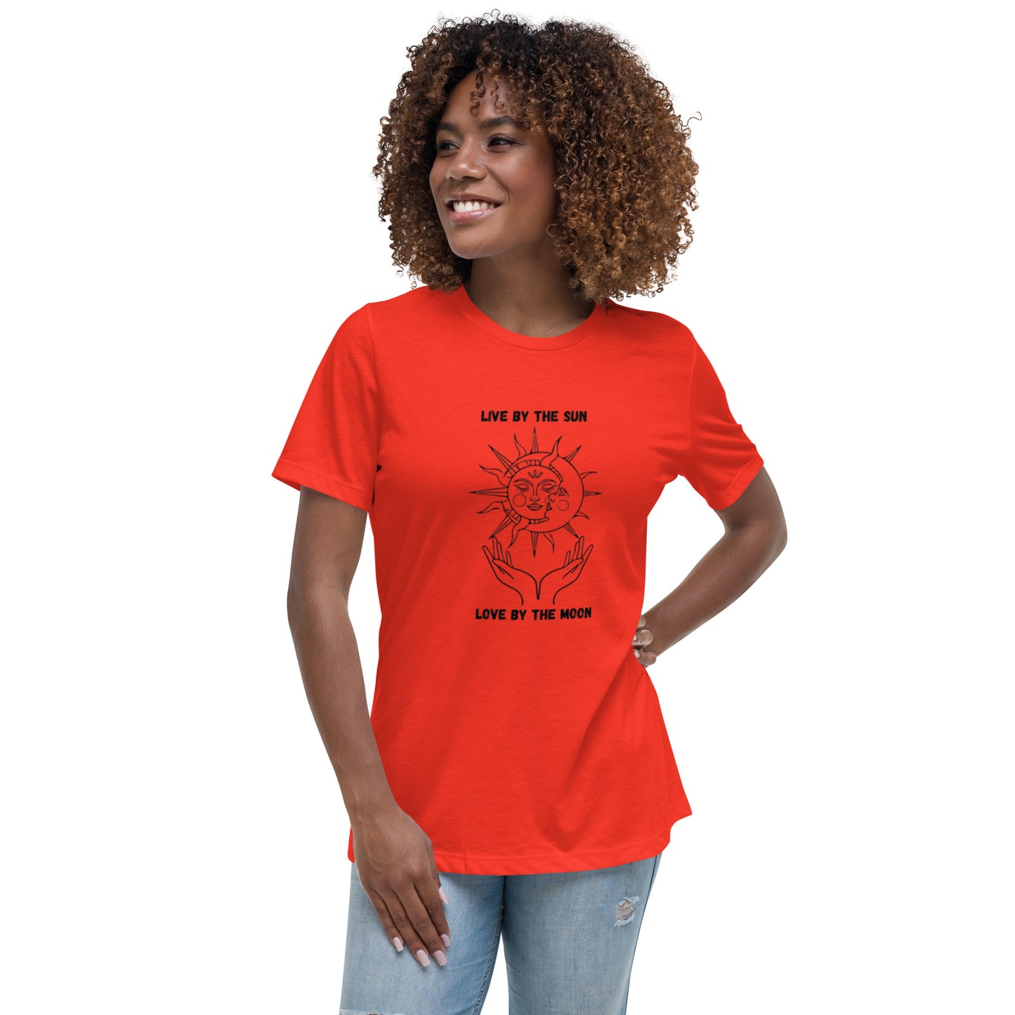 Moon and Sun Women's Relaxed T-Shirt